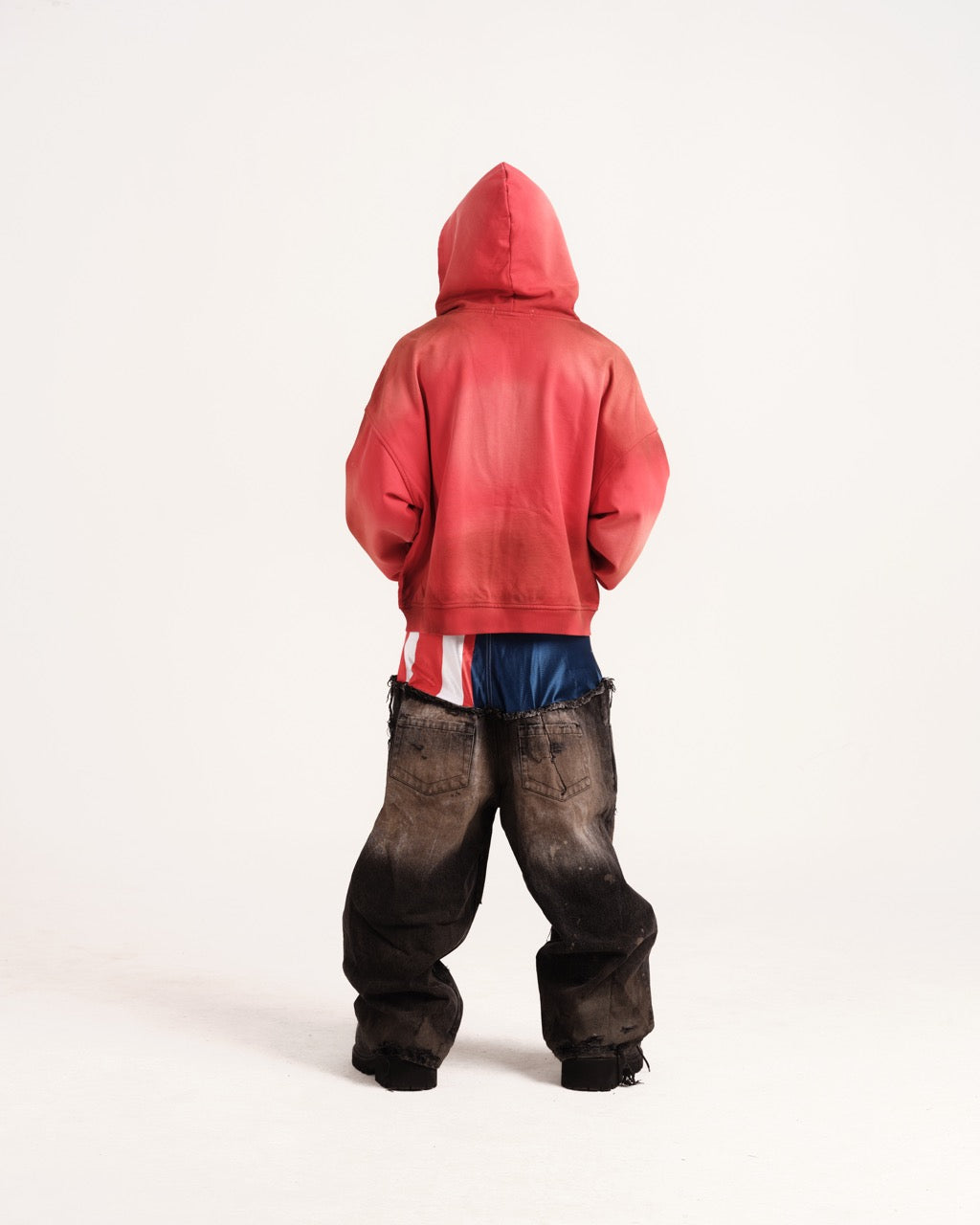 Faded Ruined Crimson Zip-Up (Dirty)