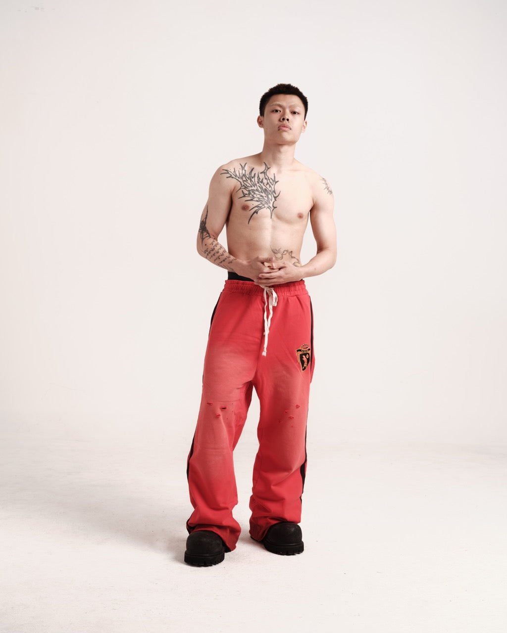 Faded Ruined Crimson Sweat Pants