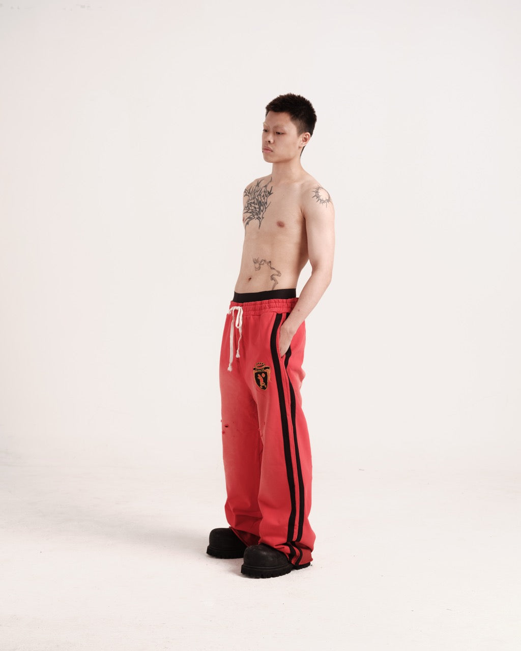 Faded Ruined Crimson Sweat Pants