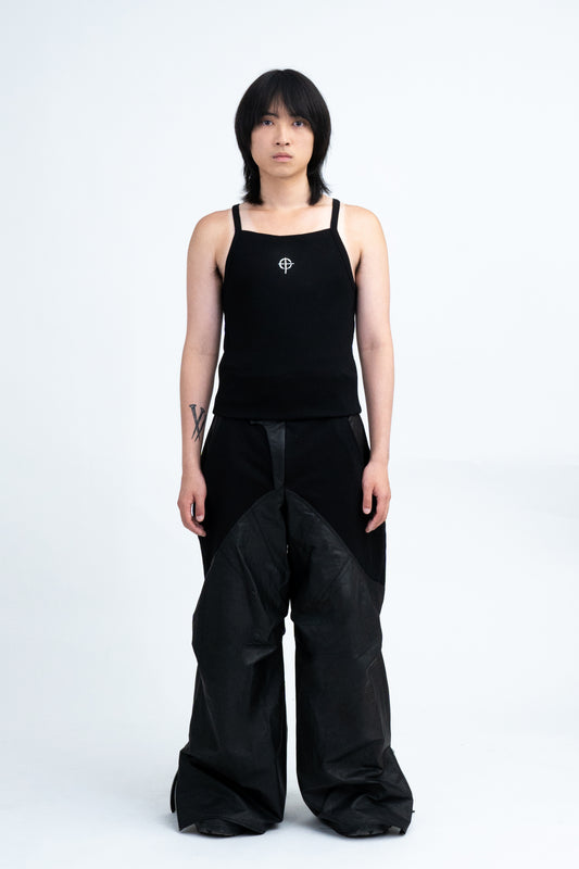 RHITTA WAXED PARACHUTE PANTS