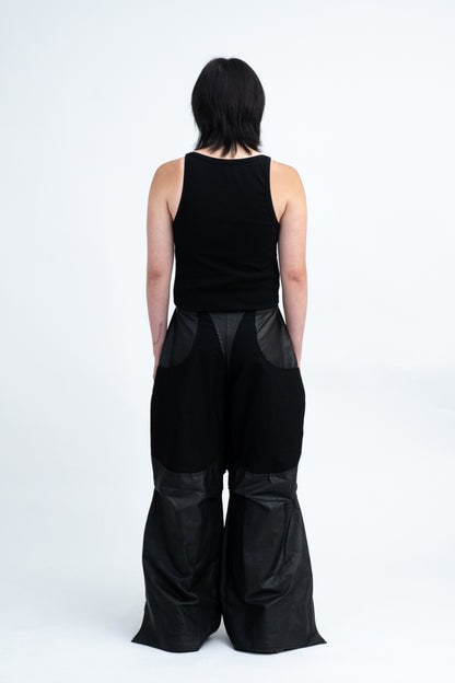 RHITTA WAXED PARACHUTE PANTS
